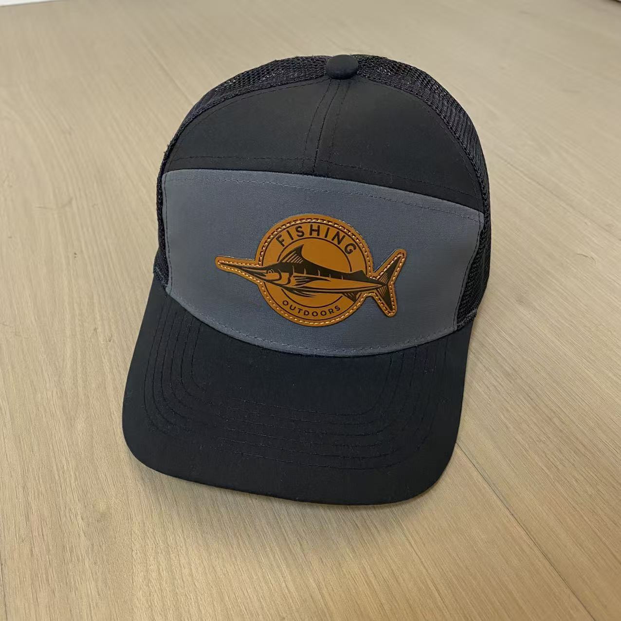 Shark Embroidery Baseball Cap Men S And Women S Same Street Fashion Pool Cap черный серый