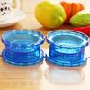 Garlic Press Transparent Manual Grinder Easy Operation Portable Garlic Chopper