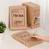 Deli A4 Acid-Free Kraft File Storage Boxes, 10-Pack