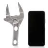 Aluminum Alloy Monkey Spanner Wide Jaw Activity Wrench Adjustable Wrench  Bathroom Washbasin Tube