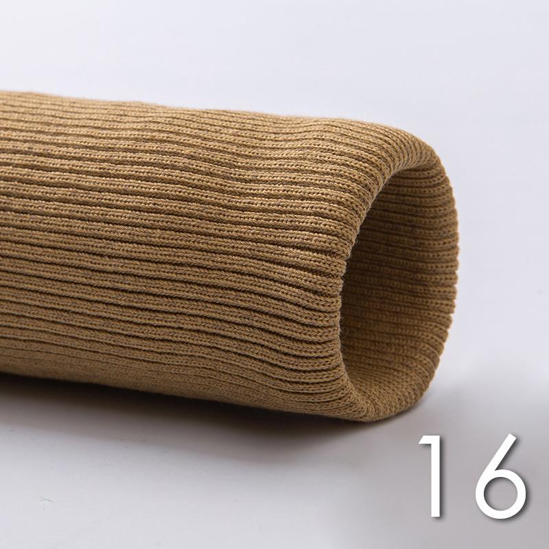 Cotton Rib Stretch Knit Cuffs Collars Hems Fabric Ribbed Knitted Cuffs Neckline Fabric For Sweatshirt Down Jackets Accessories