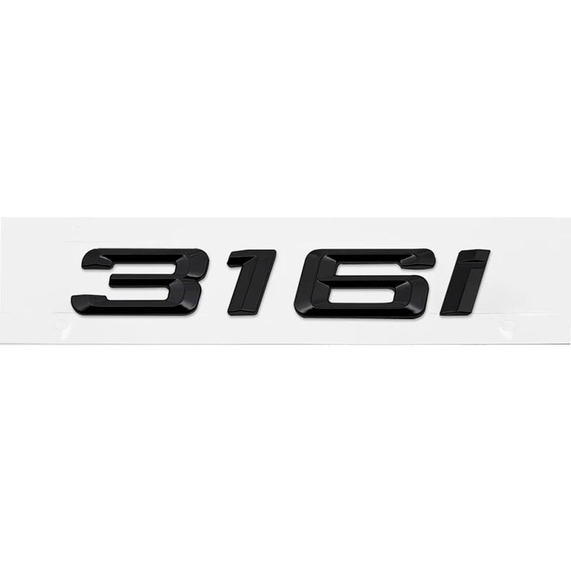 ABS Car Rear Trunk Letters Logo Badge Emblem Sticker For BMW 3 Series 316i 320i 325i 328i 330i 335i E46 E90 E91 F30 F31 F34 G20