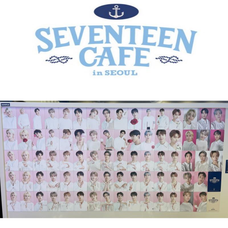 

[SEVENTEEN CAFE в Сеуле] НАБОР КОЛЛЕКЦИОННЫХ КАРТ