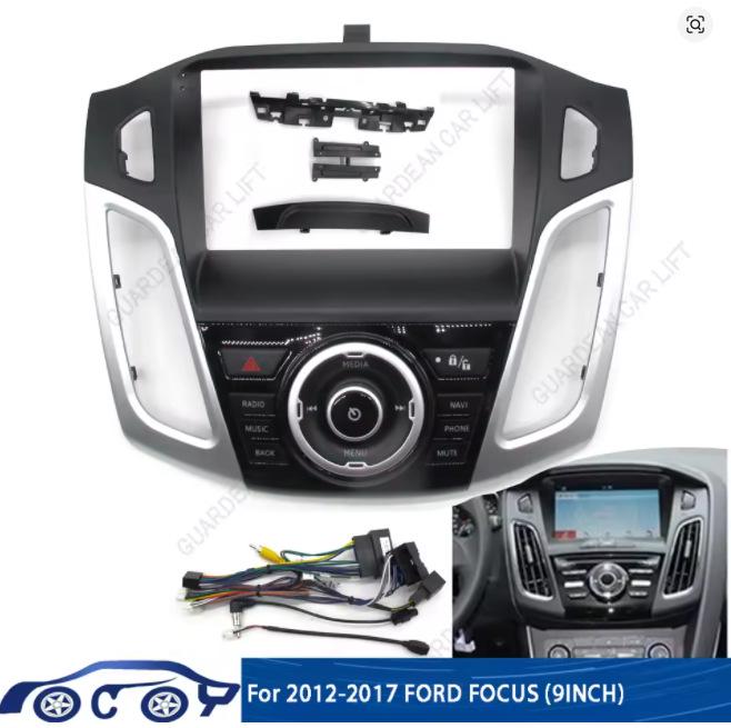 9-inch Navigation Face Frame Kit for 2012-2017 Ford Focus Central Control