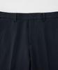 STCO Texture Polyester Soft Slacks_Navy (Straight Fit)_Spaxb06Csn