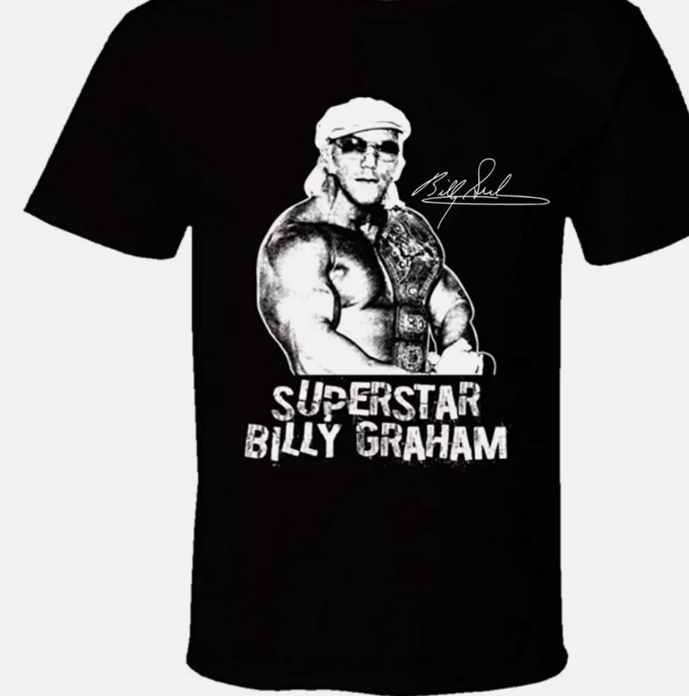 Редкий Подарок Суперзвезды Билли Грэма для Фаната Черная S-2345XL Унисекс Футболка Унисекс Футболка M