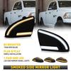 For 09-22 Dodge Chrome RAM Dual Side Color LED Mirror Light Puddle Lamps Signal