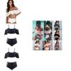 Elegant Women Bikini Push-up Ruffle Off Shoulder Swimwear Swimsuit Padded Bathing Suit