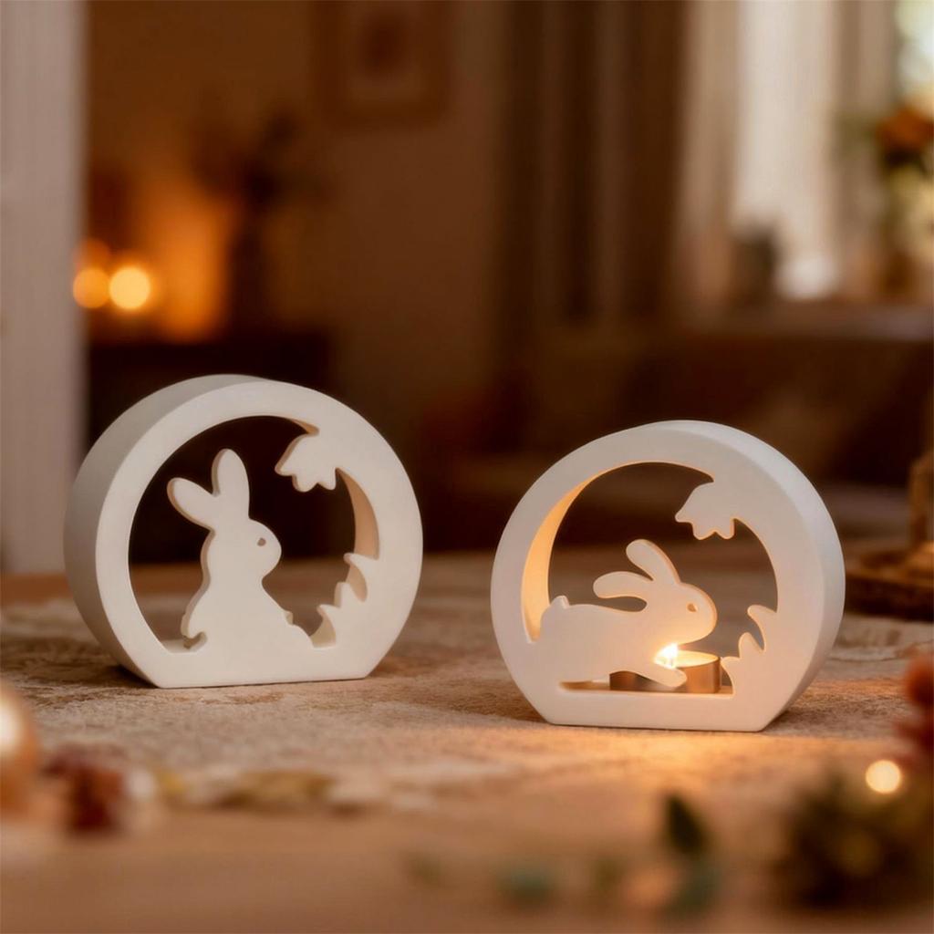 Hollow Candle Holder Gypsum Silicone Mold, A Gift For Friends