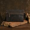Neue Herrentasche aus echtem Leder, Umhängetasche mit einer Schulter, handgemachter Rucksack aus Rindsleder, minimalistische kleine Tasche, Crazy Horse Leder Herrentasche