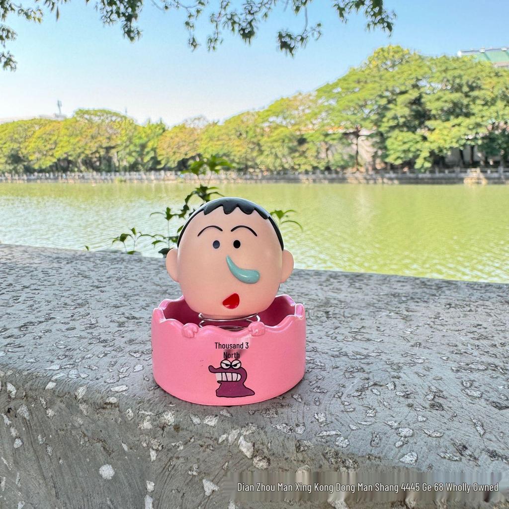 Crayon Shin-chan Spring Car Ornament - Cute, Funny, Interesting Cartoon Decoration Gift
