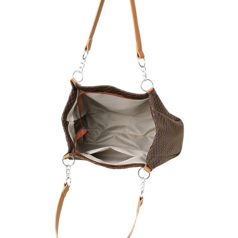 Spring and Summer New Printed Retro Casual Large-capacity Tote Bag Daily Shoulder Bag Underarm Bag Women's Bag
