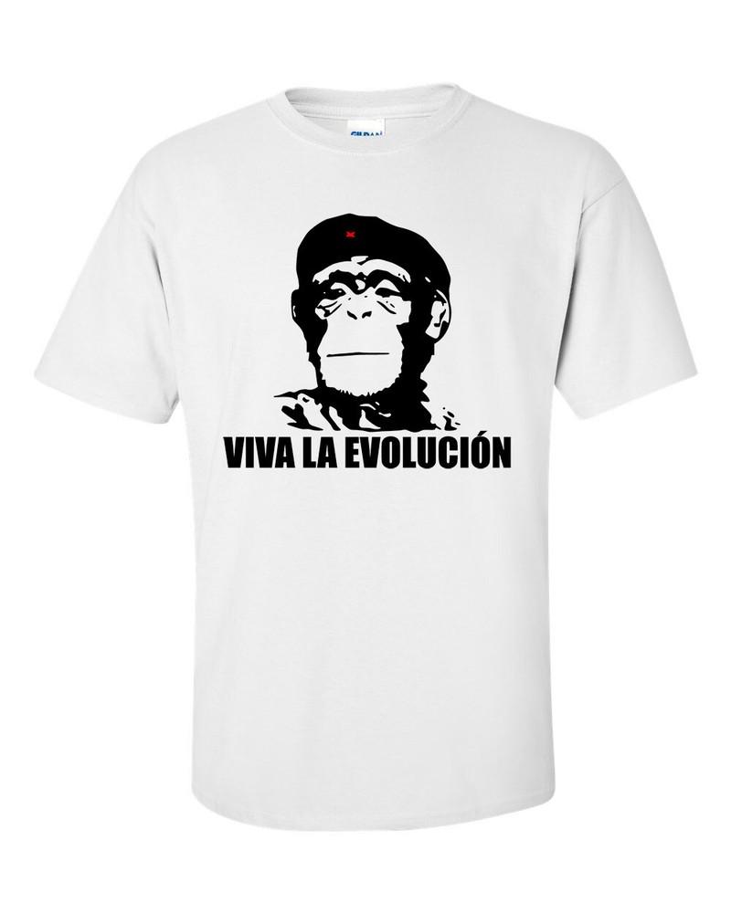 Viva La Evolucion Evolution Chimpanzee Che Guevara T Shirt 2XL