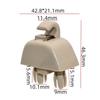 2pcs 6RD857561 Sun Visor Support Retainer Clips For VW Passat, Beige