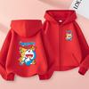 Kinder Rosa Cardigan Sweatshirt 3-12 Jahre Mädchen Junge Hoodie Reißverschluss Stil Beliebt Anime Schönes Mädchen Sport Lässig Mode Kleidung