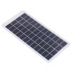 Polykristallines Silizium Solarpanel 5W 12V Hohe Lichtdurchlässigkeit Tragbares Solarladegerät für Straßenbeleuchtung
