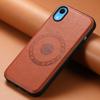 DENIOR For iPhone XR Case PU Leather Phone Back Cover Compatible with Magsafe
