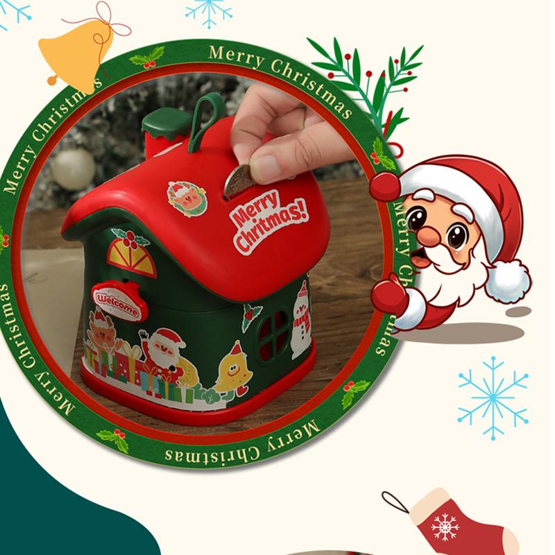 Christmas Eve Storage Box Lightweight Candy Gift Box Christmas Gift Box Non Toxic Children'S Piggy Bank For Gift Packaging