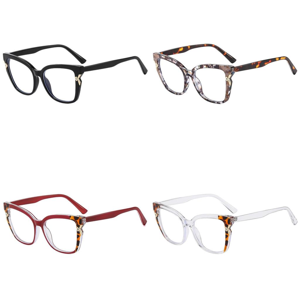 Style Cat Eye Glasses With Blue Light Blocking For Women And Round Faces