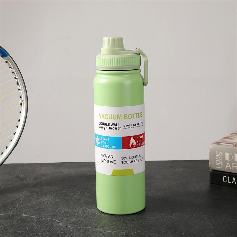 Stainless Steel Thermal Cup 600ML 800ML 1000ML Thermos Bottle Keeps Cold and Heat Thermal Mug Sports Insulated Cup Vacuum Flask