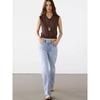 MD Women clothes Summer New American Casual Minimalist Lightweight V-neck Vest Knit vest Female 05719558610