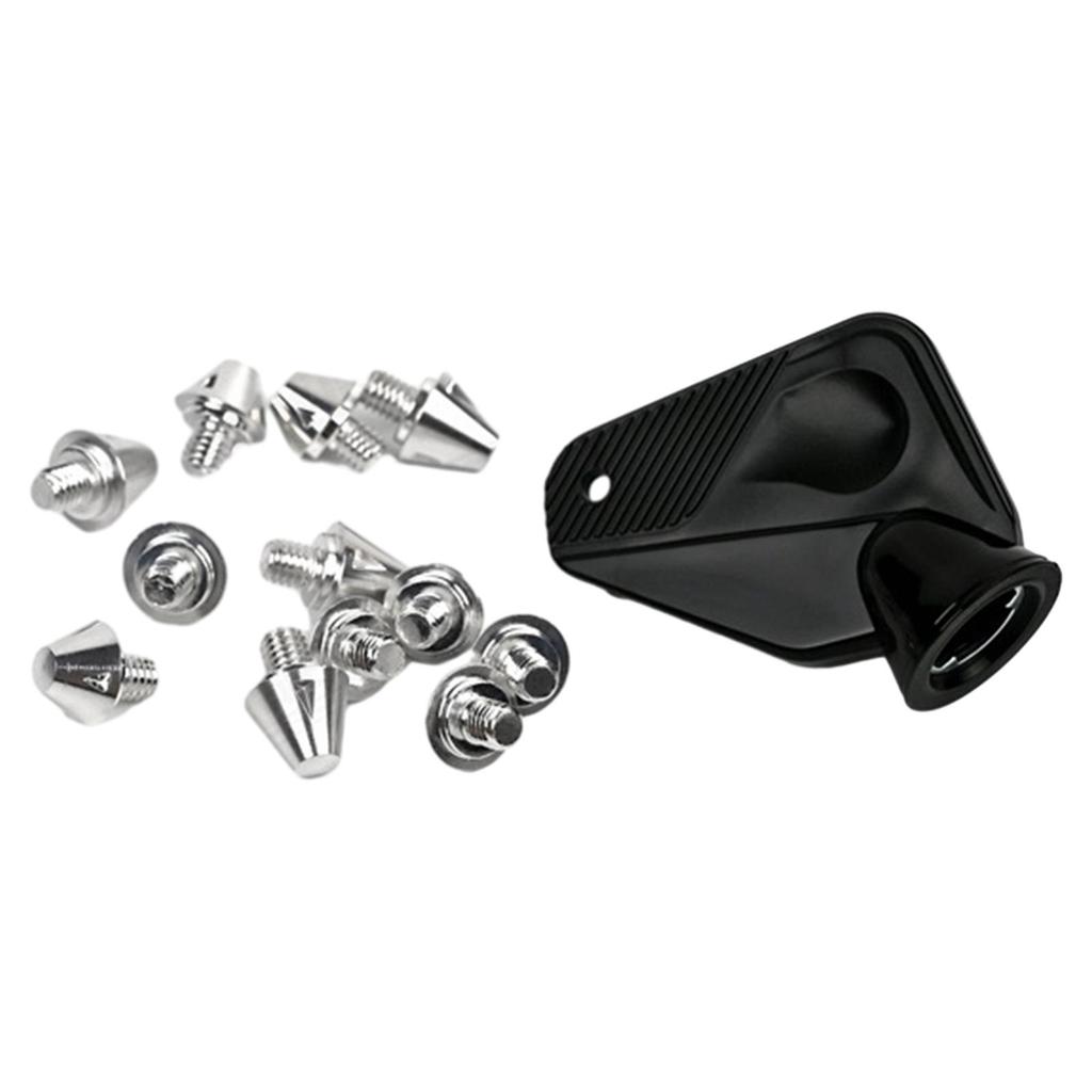 12 Fußballschuh-Stollen, Ersatzstollen, zum Eindrehen, Stabil, Rutschfeste Rasenstollen