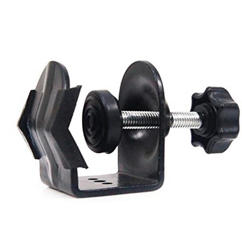 U Shaped Flashlight Clip Mount Clamp Metal U-shaped Rotary Ball Head Clamp Photographic Equipment
