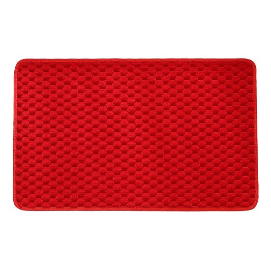 Anti-Slip Bathroom Floor Mat Quick Absorbent Quick-Drying Bath Mat Solid Color 3D Texture High Density