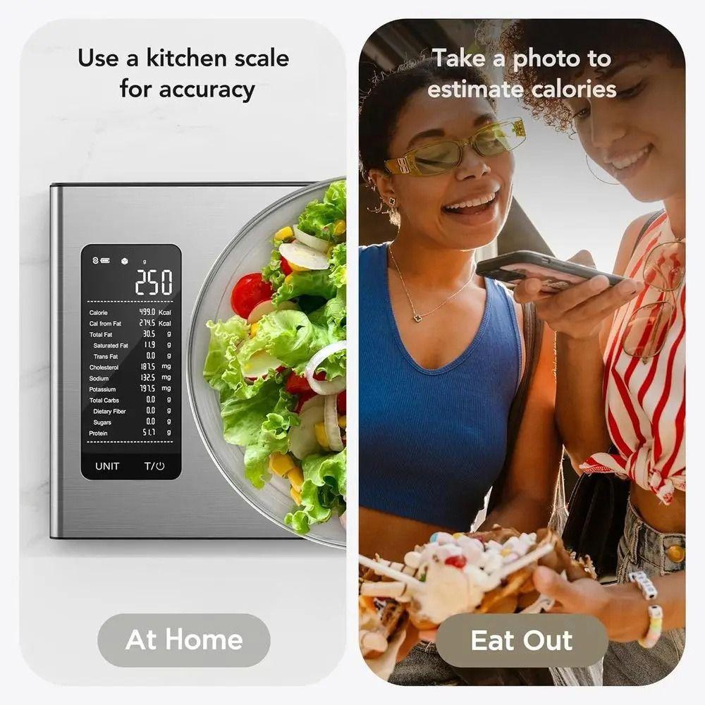 Nutritional Calculator Smart Digital Kitchen Scale Calorie Counter Scale Health Monitoring