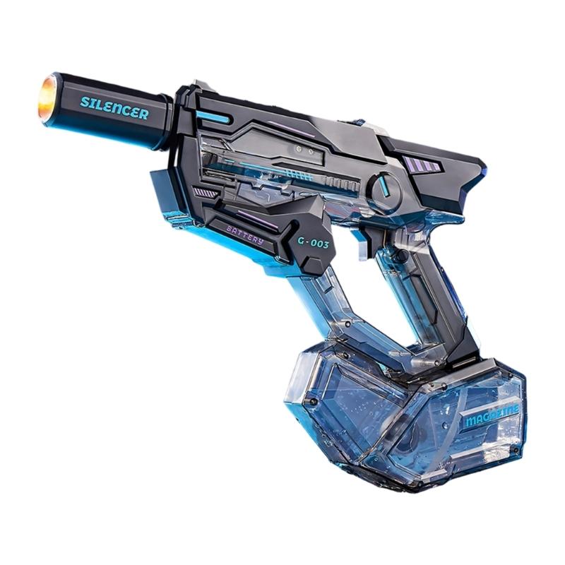 

High Pressure Electric Water Squirter With Light Long Range Waterproof Squirt Toy For Adults And Kids чорний