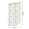 Watercolor forest plants wallpaper for living room and bedroom 50x1000