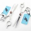 5.5 Inch Personality Tomahawk Bright Hairdressing Scissors Hair Scissors Flat Shears Thinning Scissors