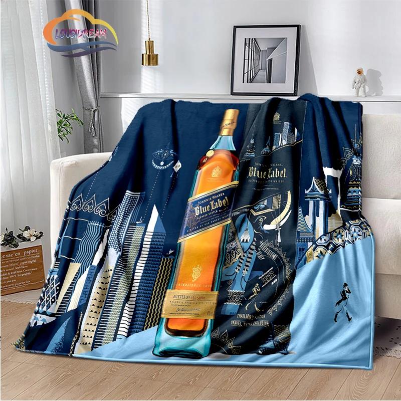 J-johnnie-walker одеяло мягкое и удобное гостиная диван-кровать переносное фланелевое одеяло украшение спальни подарок покрывало 30x40in