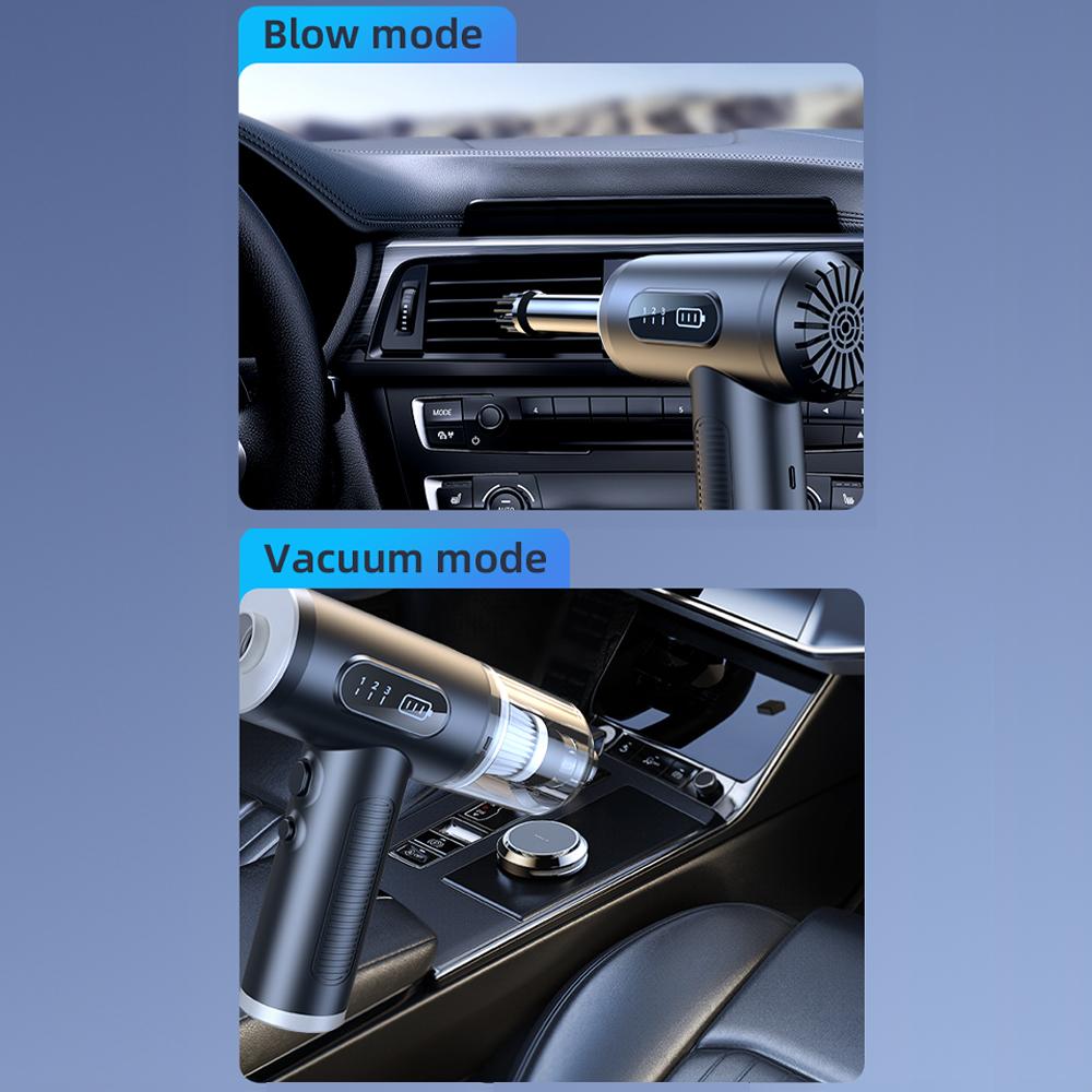 69000Pa Wireless Air Duster Dust Blowing Gun USB Compressed Air Blower Cleaning For Computer Laptop Keyboard Camera Car