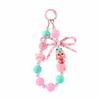 Dopamine Cute Beaded Doll Mobile Phone Chain Bag Pendant Jewelry Gift Anti-lost Hand Carry Keychain