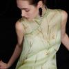 LANGZI New Chinese Style Stand Collar Cheongsam Dress