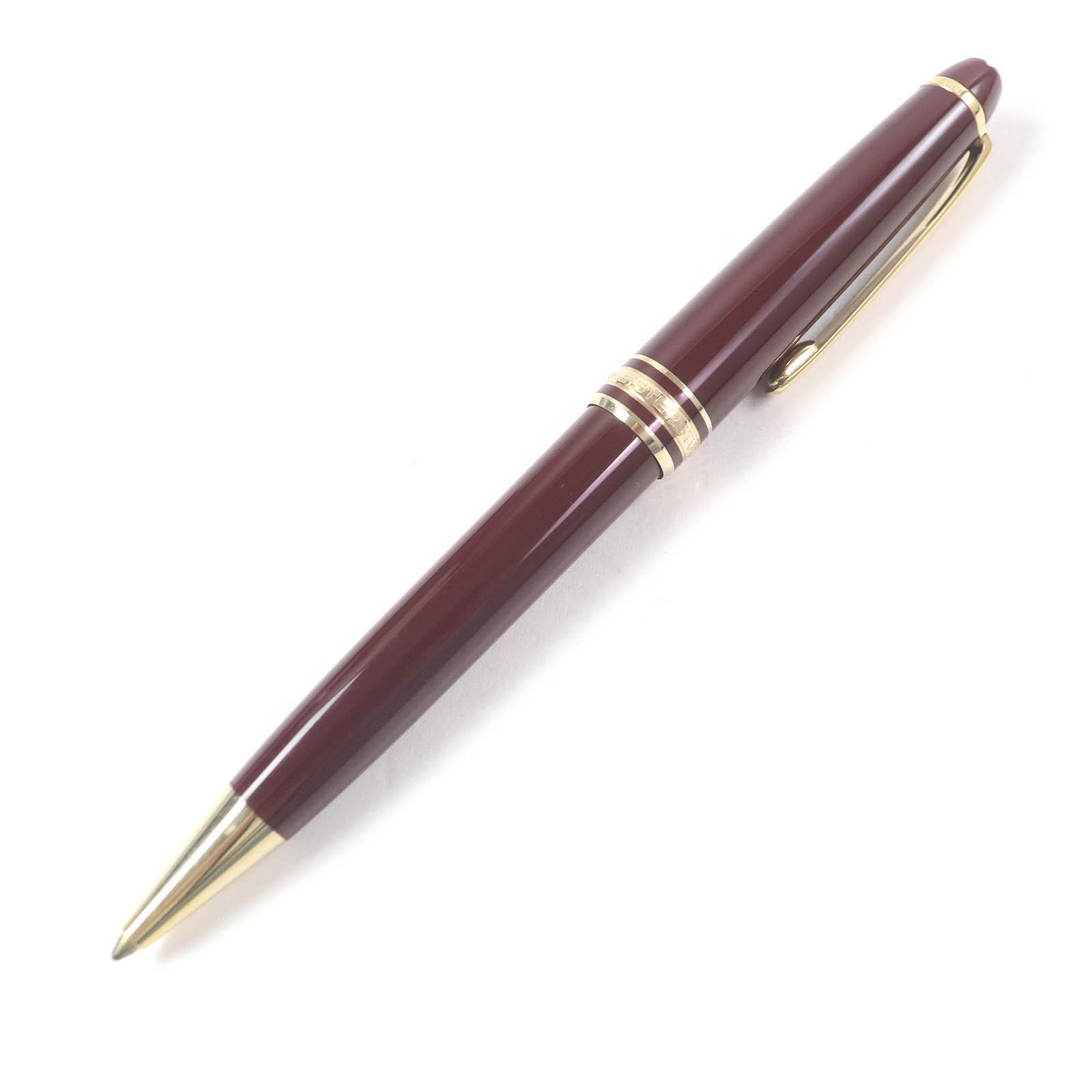 MONTBLANC Ballpoint pen Meisterstück Classic Twist Style Bordeaux gold mens Used