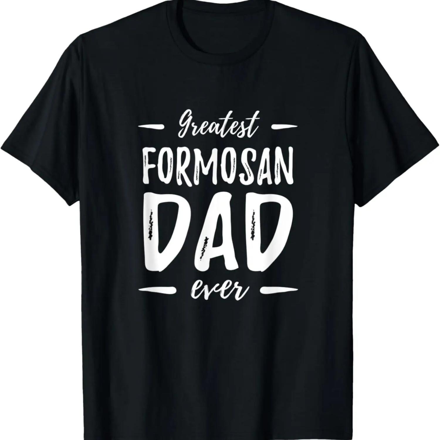 Mens Greatest Formosan Dad T-Shirt Funny Dog Dad Gift T-Shirt XXXXXL чёрный