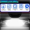 ZIMISI Car LED License Plate Light, 12V DC High Bright Tag Lights for License Plate, Waterproof LED Light Tag Lamp for Running/Reverse/Tail Light,