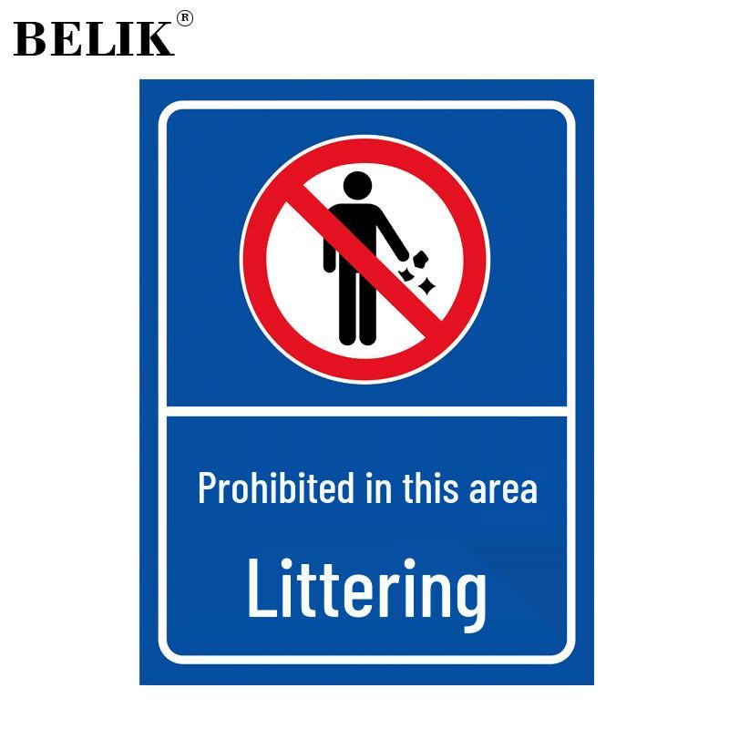 BELIK Reflective Aluminum Warning Sign 30x40cm