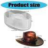 Stampo in Silicone Atossico per Cappello da Cowboy Fatto a Mano, Piattini per Gioielli e Decorazioni da Tavolo, Stampo per Cioccolato, Fondant e Resine