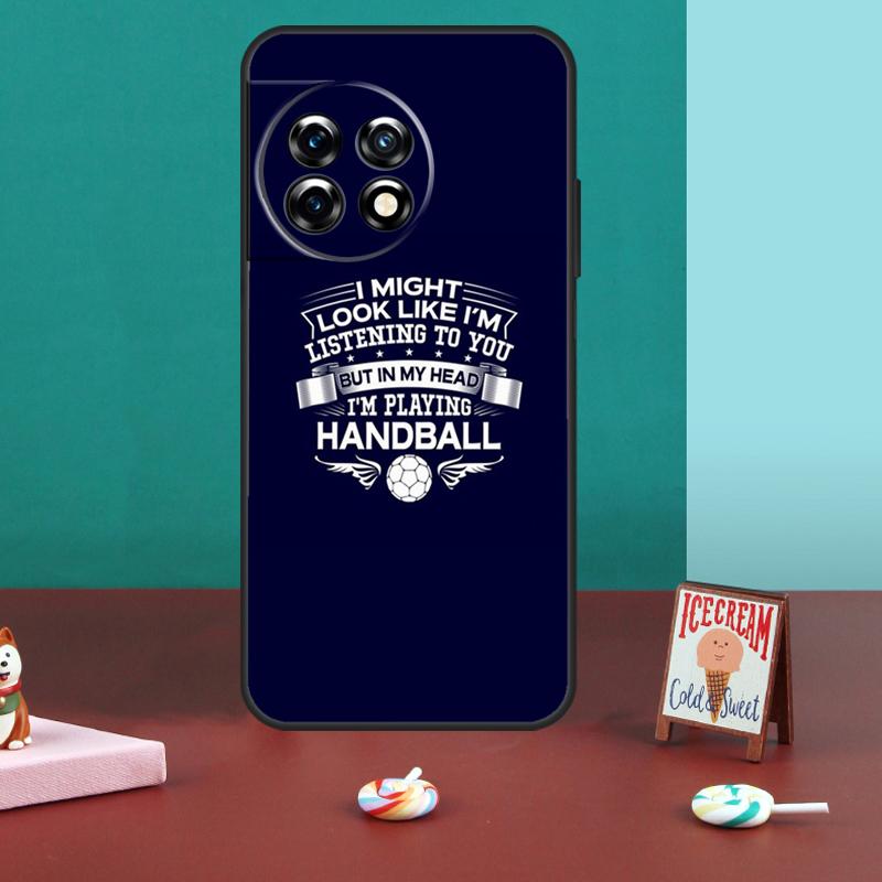 Handball Sprüche für OnePlus 15 13 12 11 10 13T 10T 10R 12R 13R Hülle für OnePlus Nord 5 CE 3 2 4 Lite N20 N30