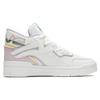 Li Ning Disney X  Weiwu Midprm Leather Trendy Slip Resistant Durable Lightweight High Top Sneakers Women sneakers White Pink AGCS152-2