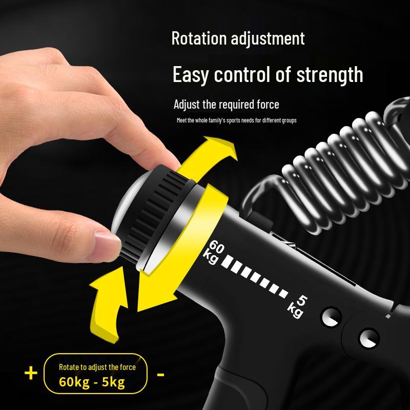 Adjustable Electronic Grip Strengthener for Hand, Finger, Wrist Training & Rehabilitation