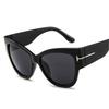 Fashion Cat Eye Sunglasses Woman Brand Designer Big Frame Gradient Sun Glasses Clear Lens Female Shades Vintage Oculos De Sol