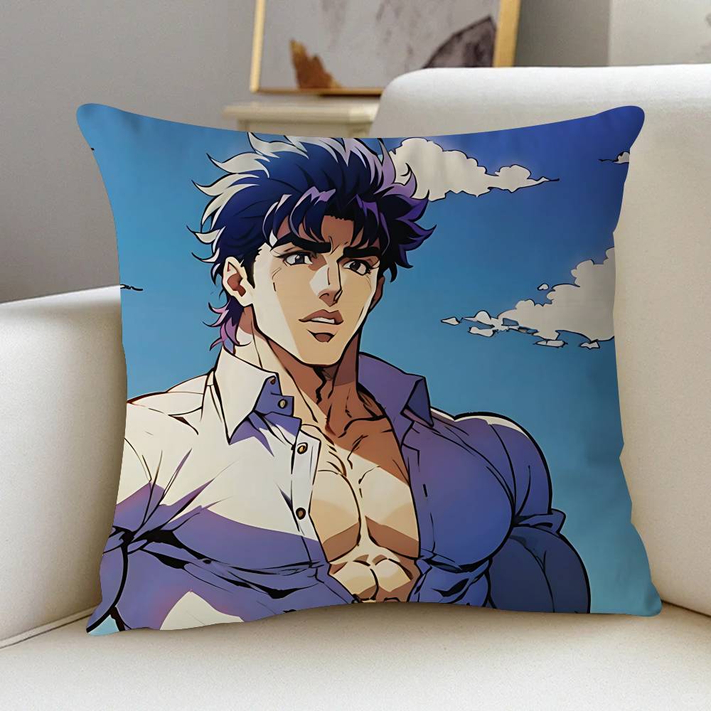 Joseph J-Joestar Cushion Cover Pillowcase Upholstery Sofa Throw Pillow Home Decor Pillowcas