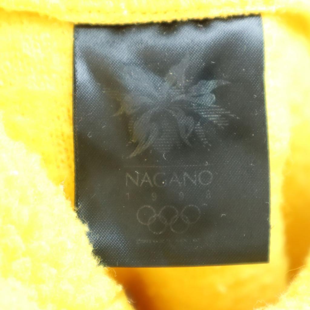 Mizuno 90s Made in Japan Old NAGANO OLYMPIQUES 1998 Bore Fleece jacket Men's Used