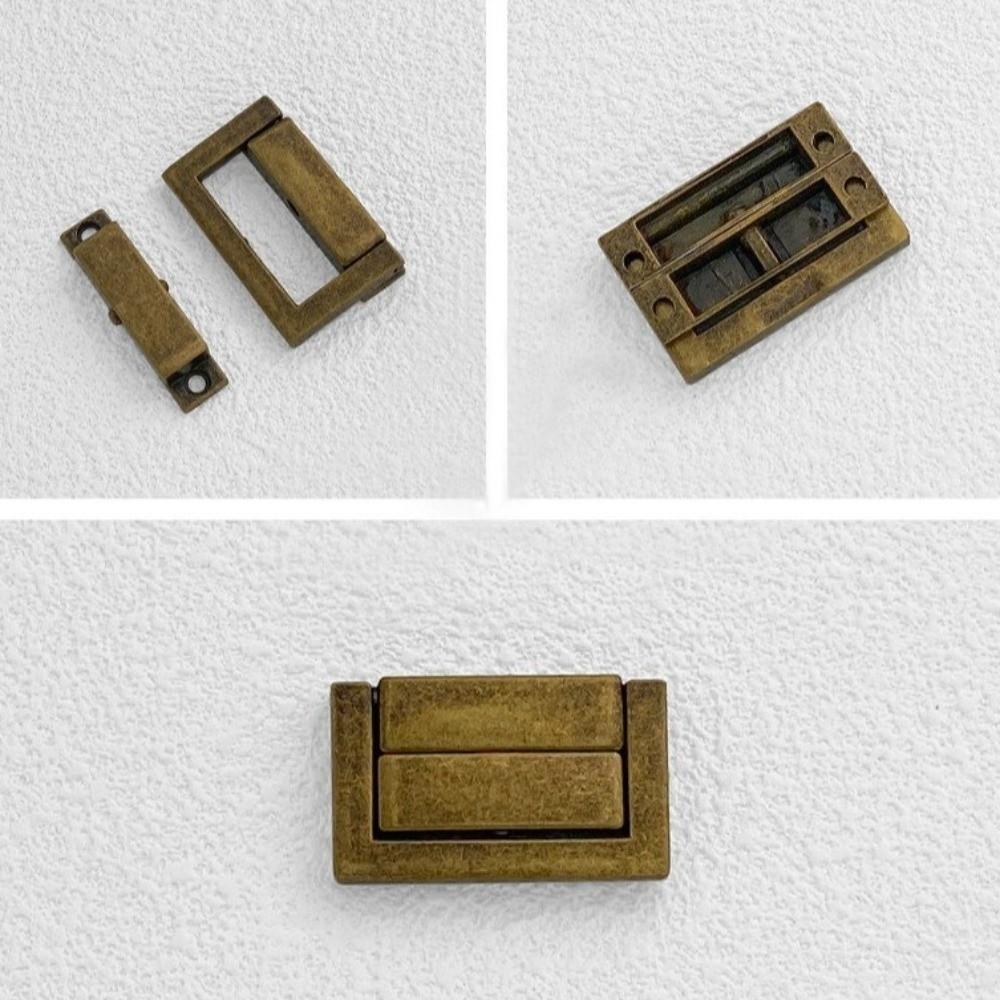 Alloy Material Box Hasp Latch Metal Construction Toggle Latch Clasp Box Clasp Buckle for Wood Box