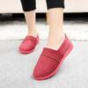 New striped round head low top, comfortable to wear outside, winter velvet soft sole flat heel casual warm women's cotton shoes
