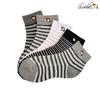 Arnold Palmer Women's Short-Ankle Thick Socks Set of 5 Striped Made In Korea